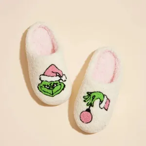 Christmas Grinch Home Slippers -Kids-