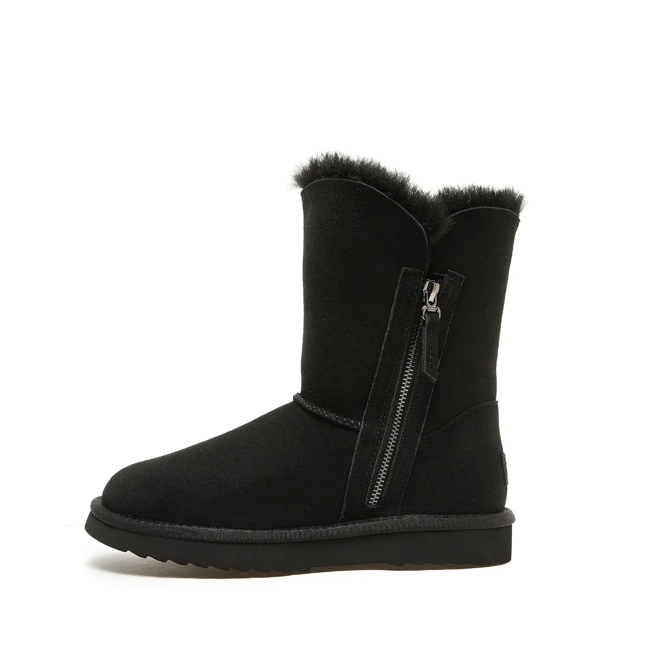 JAMIE - WOMEN'S CLASSIC SIDE ZIP UGG BOOT - BLACK