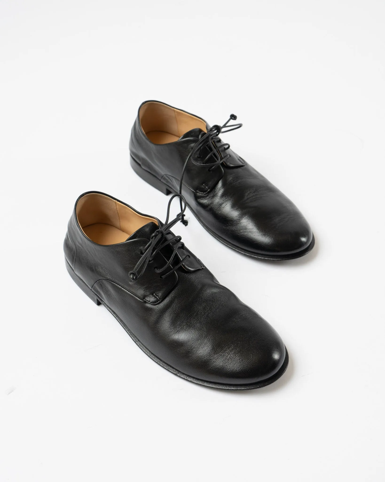 Marsell Stucco Derby Shoe Black