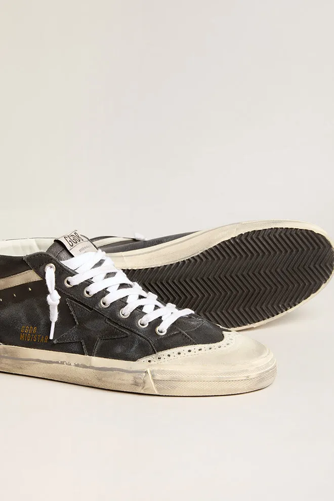Mid Star Nabuk Toe and Wave Leather Upper w/ Star Black / Ice