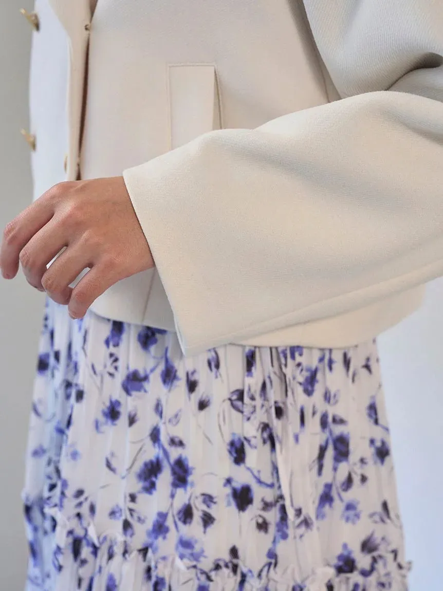 Modern Boxy Fit Cropped Coat