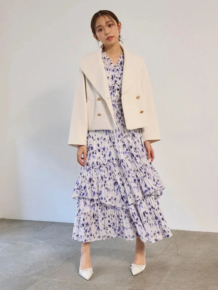 Modern Boxy Fit Cropped Coat