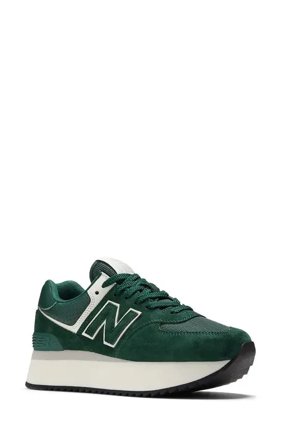 NEW BALANCE 574 SNEAKERS IN ACIDIC GREEN