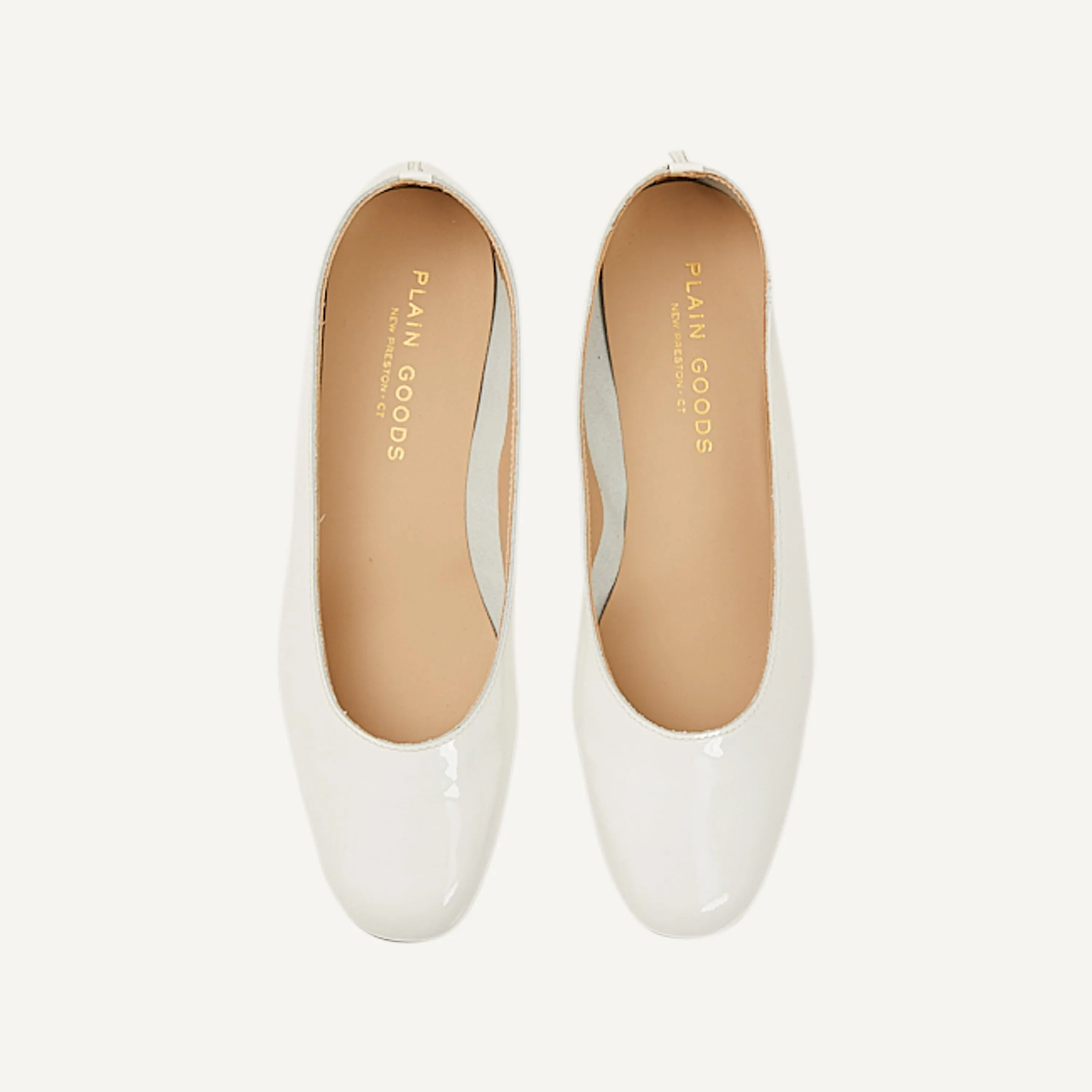 PLAIN GOODS PATENT PERFETTA FLATS