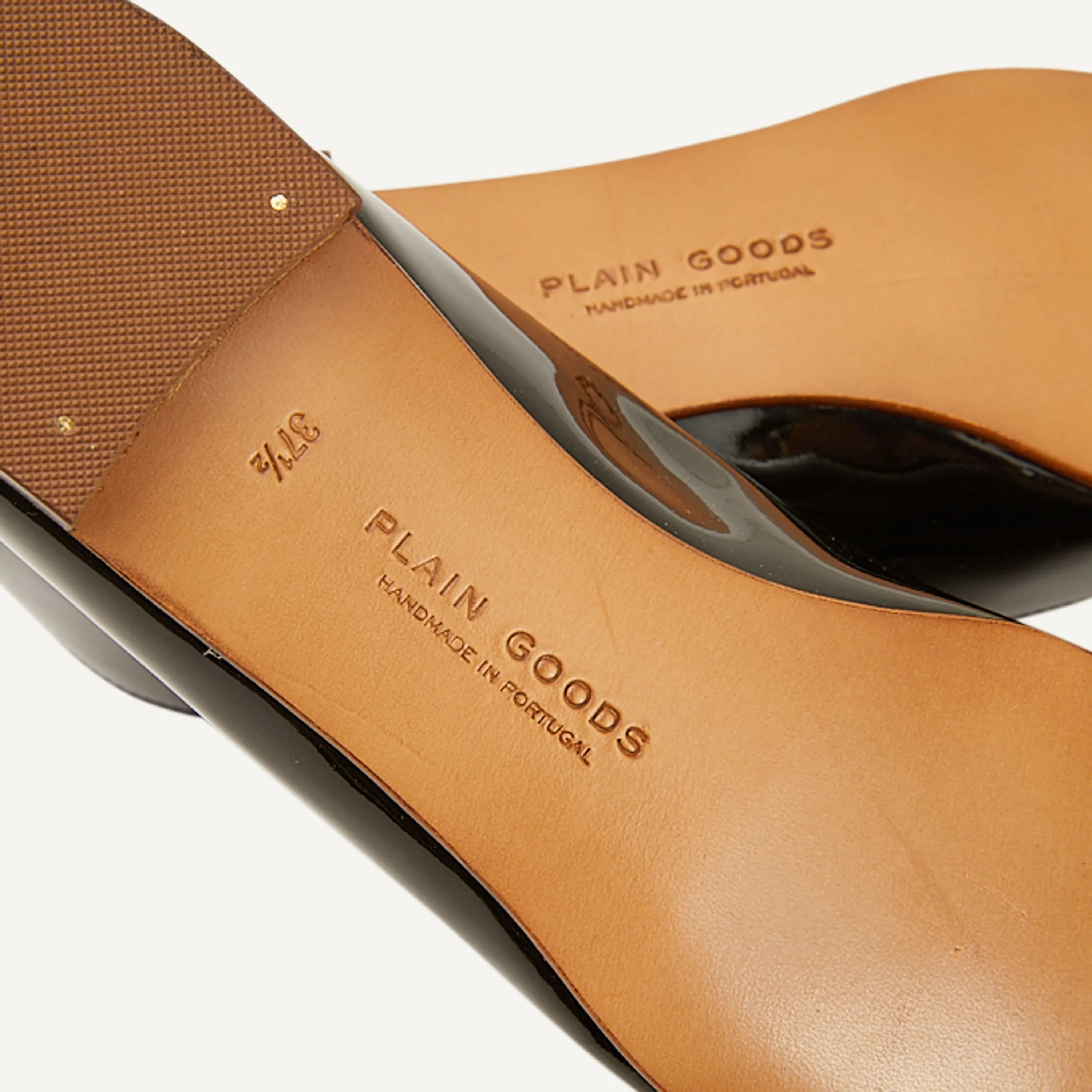 PLAIN GOODS PATENT PERFETTA FLATS