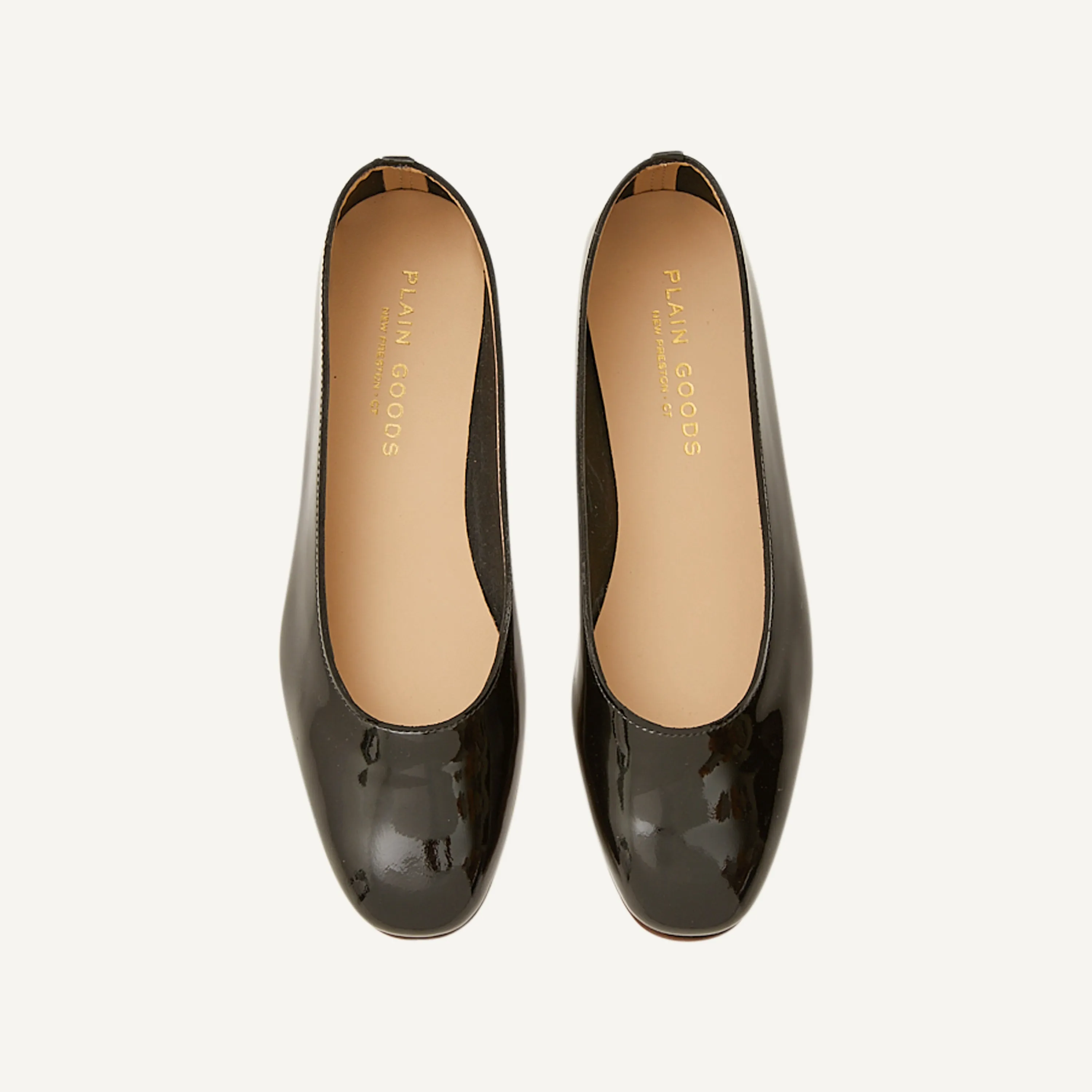 PLAIN GOODS PATENT PERFETTA FLATS