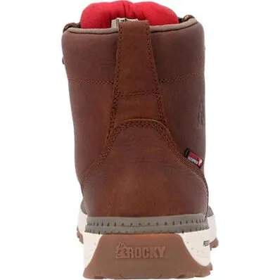 Rocky Men's 6" Rebound Wedge Composite Toe Work Boot - Tobacco RKK0435