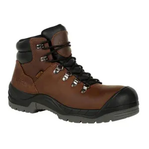 Rocky RKK0265 Women's Worksmart Work Boots, Dark Brown