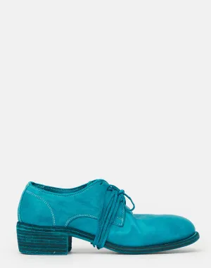 Turquoise Blue 792 Leather Lace Up Shoes