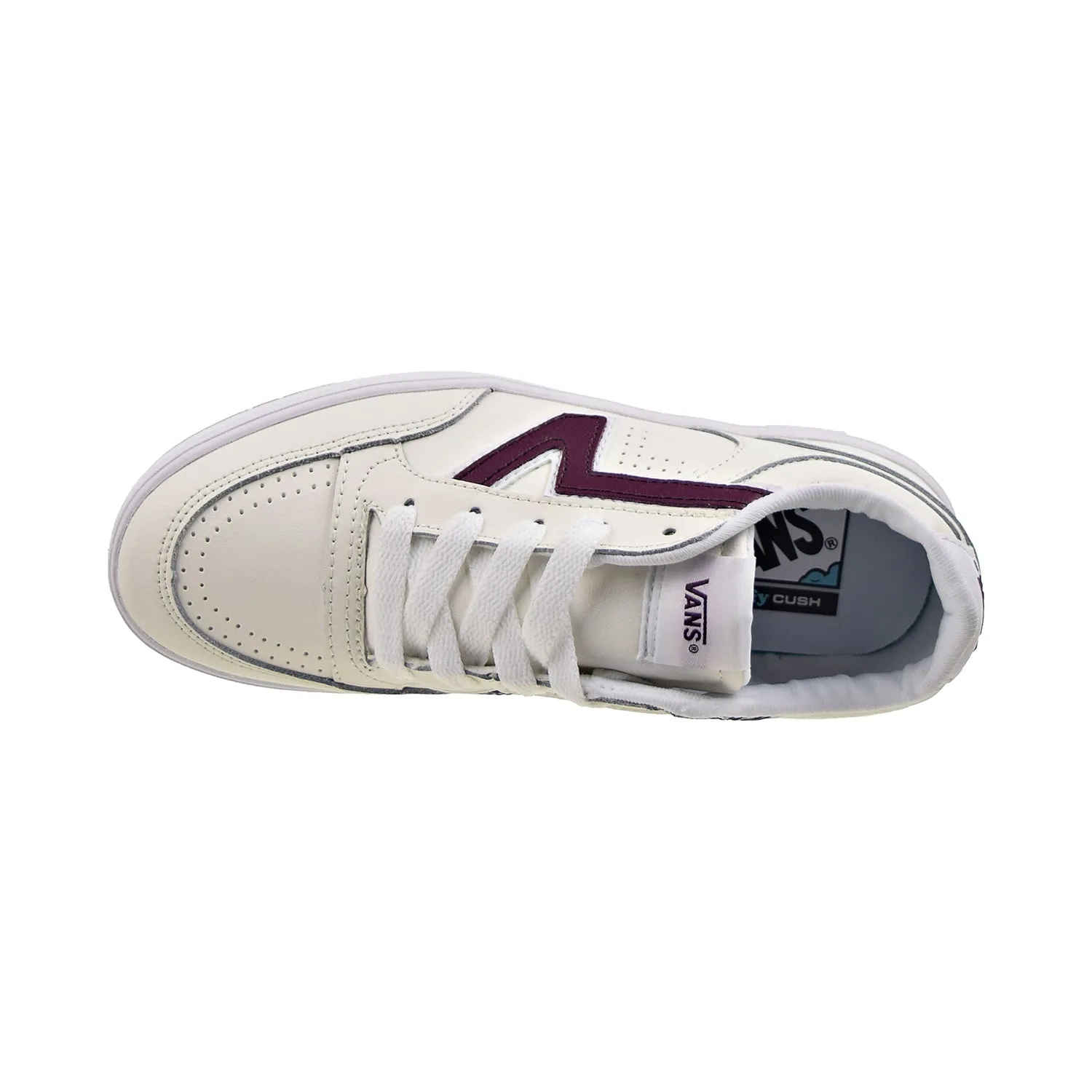 Vans Two-Tone Lowland Comfycush Men's Shoes Marshmallow-Mauve Wine